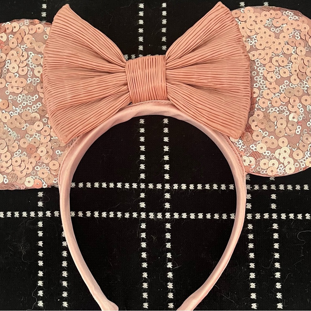 Disney Pink Sequin Minnie Ears Headband